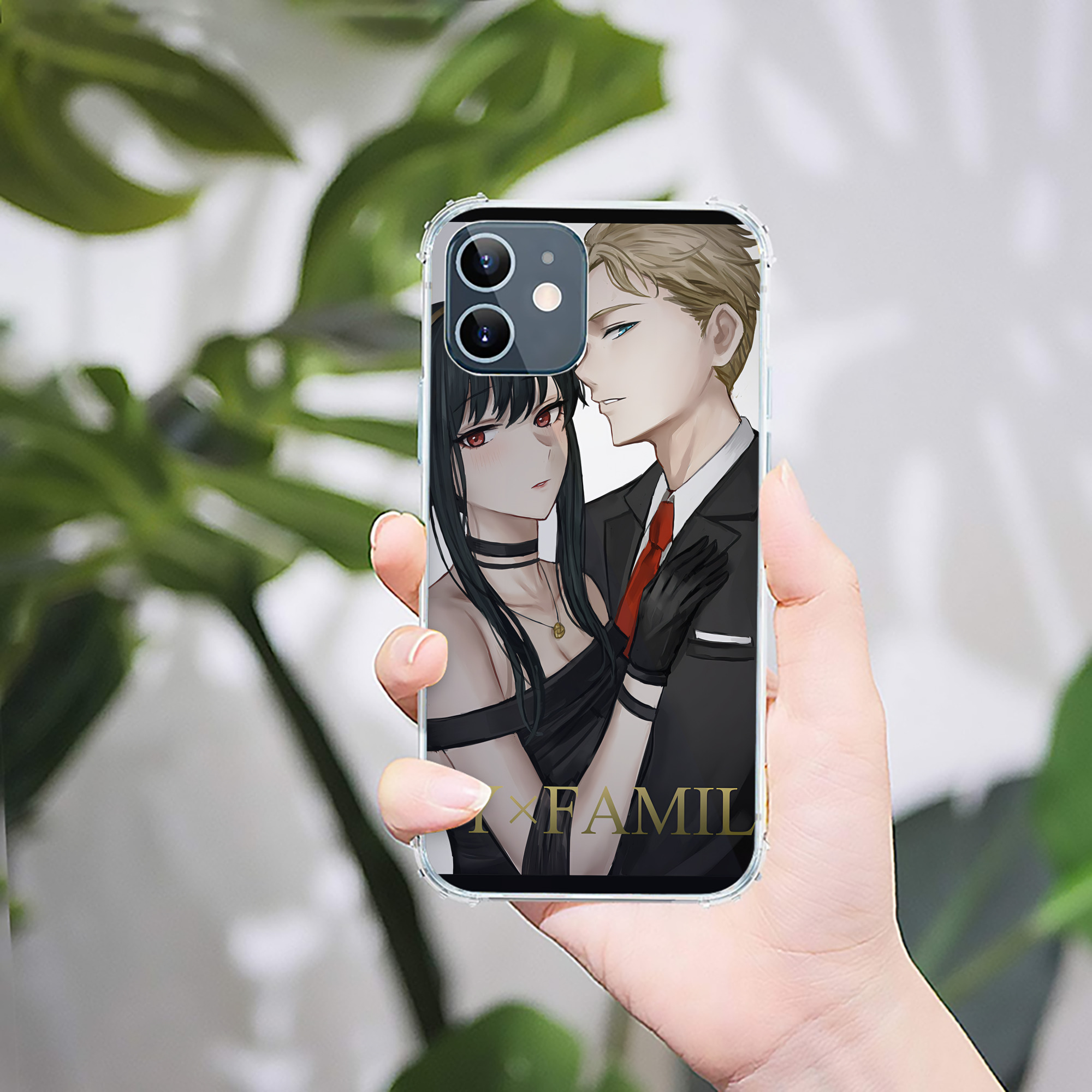 （画像用） SPY×FAMILY间谍家家酒 【iPhone 12シリーズ対応】透明スマホケース（クリアソフトケース）